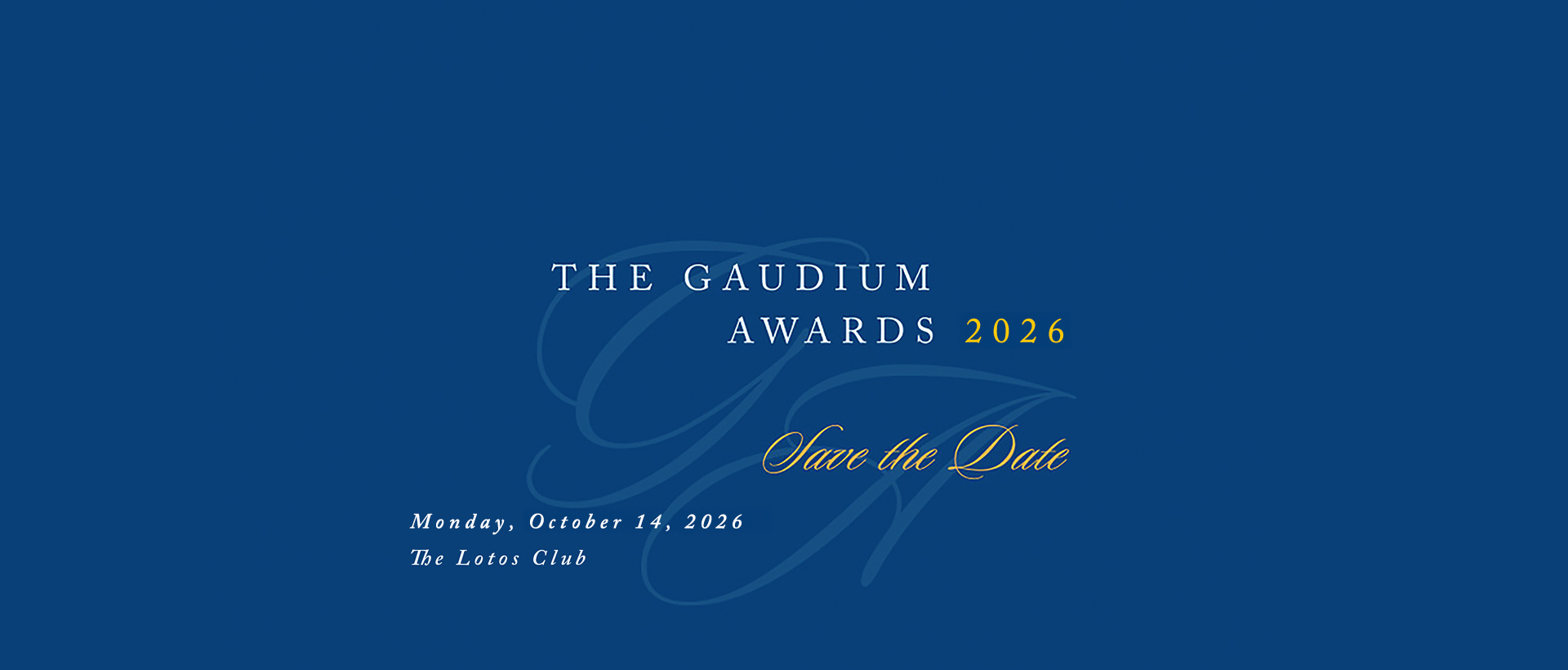 Gaudium Awards 2026